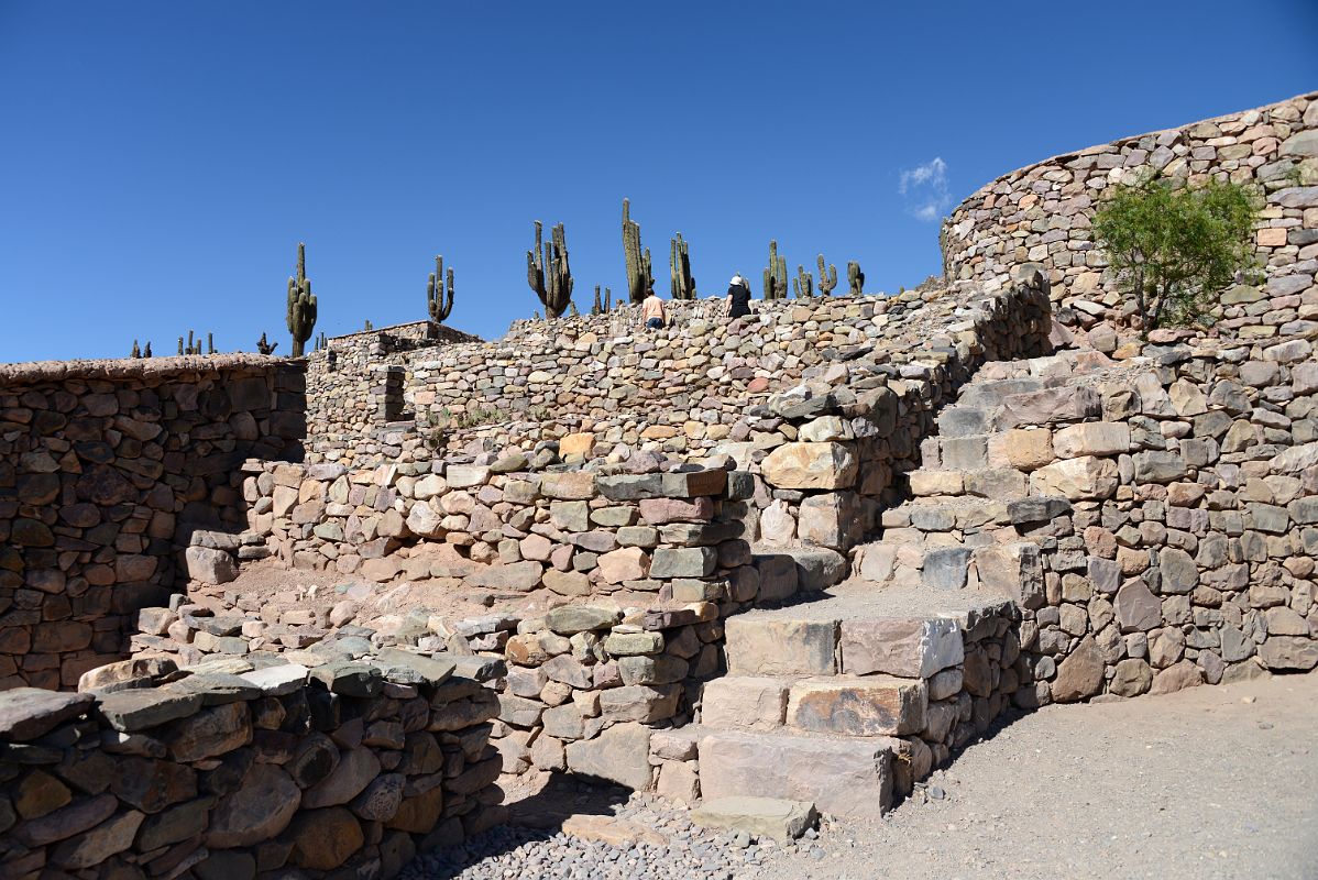 08 Walking Up The Pucara de Tilcara Defense Fortress On A Hill Above Tilcara In Quebrada De Humahuaca